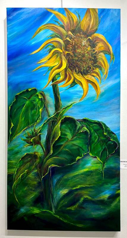 Lesley Kuhn - Sunflower painting